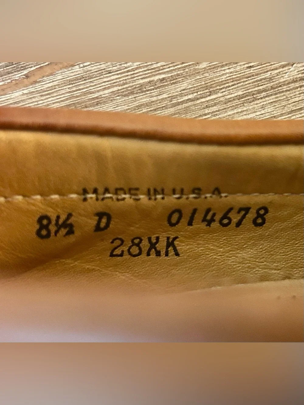 Orvis Vintage Made in USA Brown Leather Boat Shoes Driving Mocs 8.5 D NICE